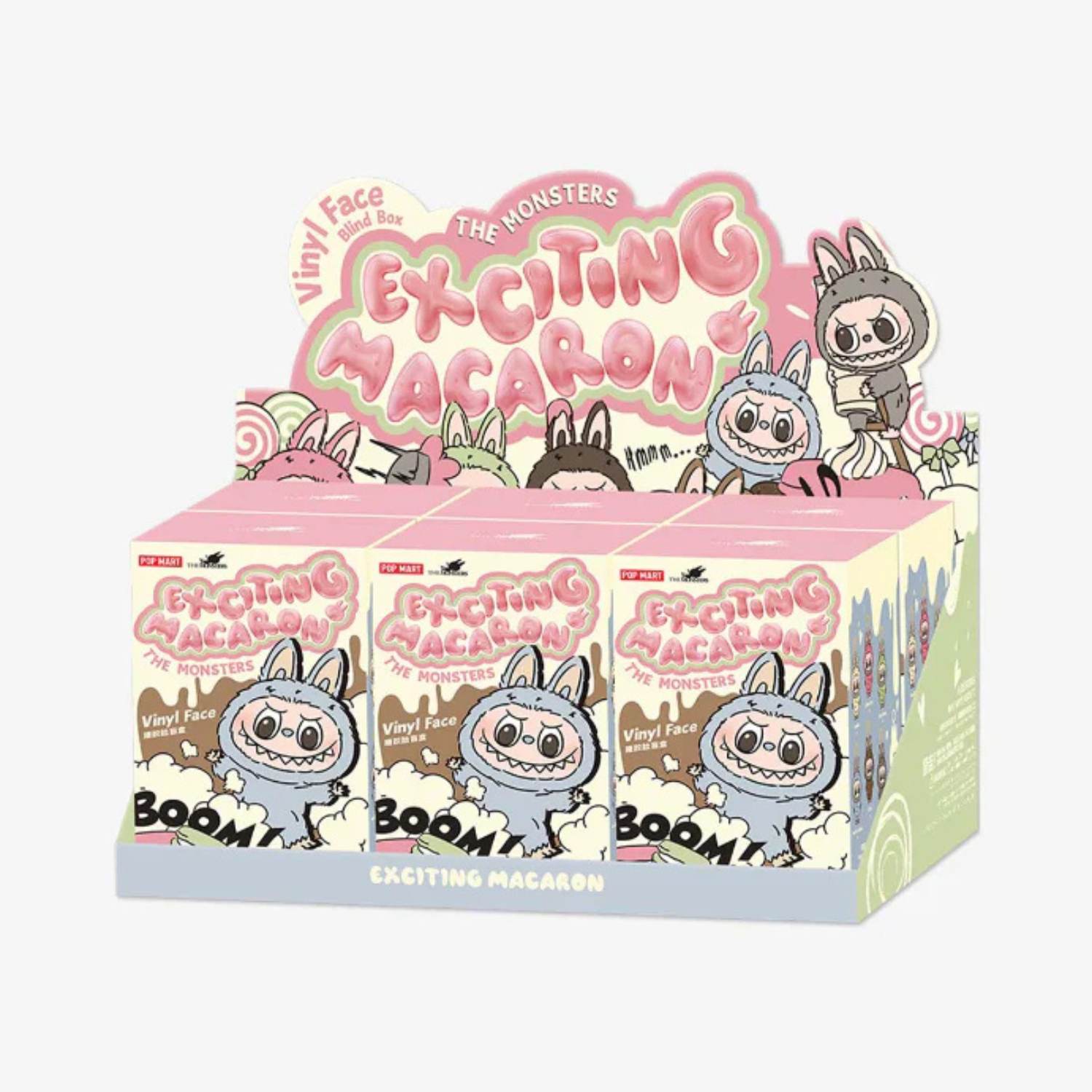 Pop Mart Labubu The Monsters Exciting Macaron Series Blind Box